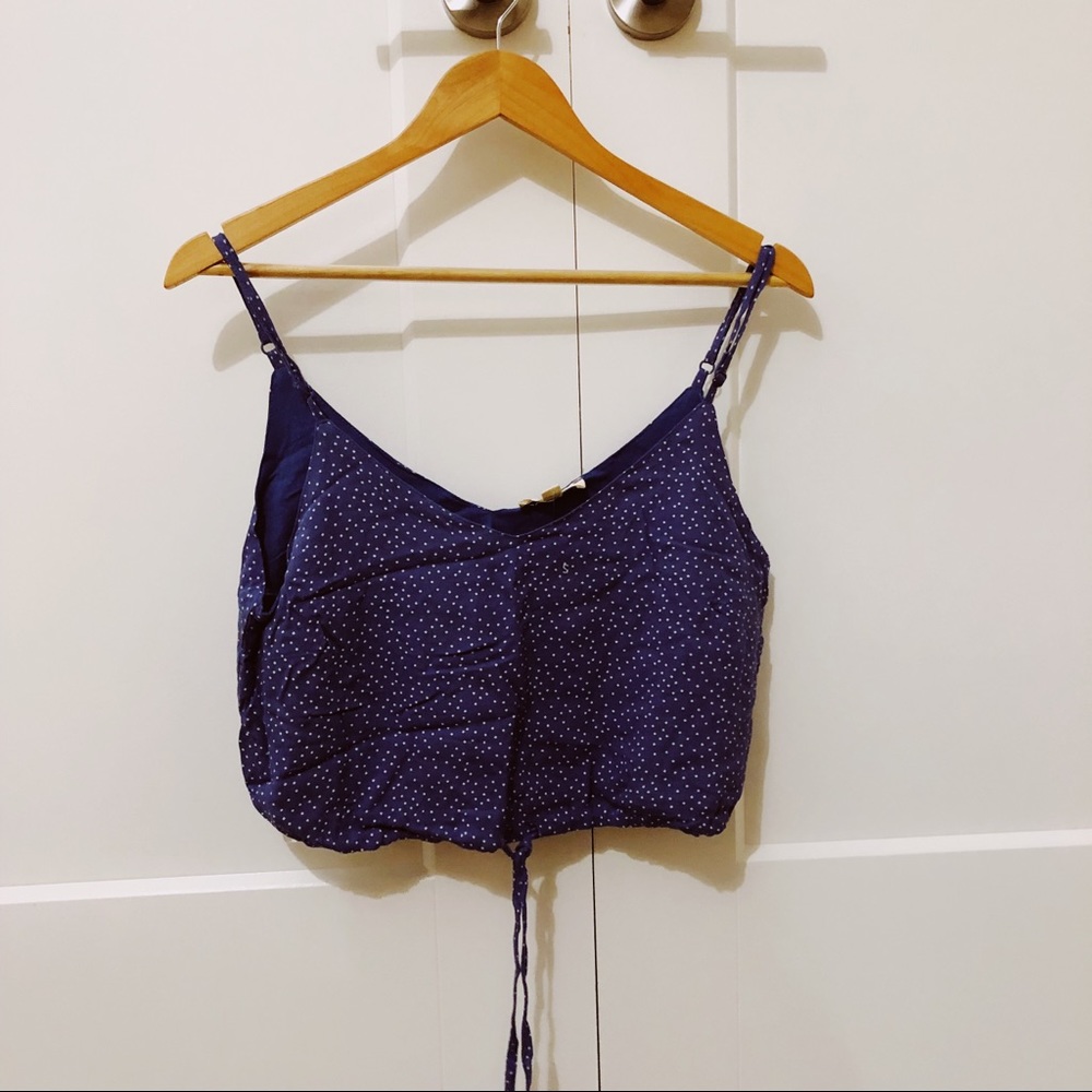 Tie in the front crop top